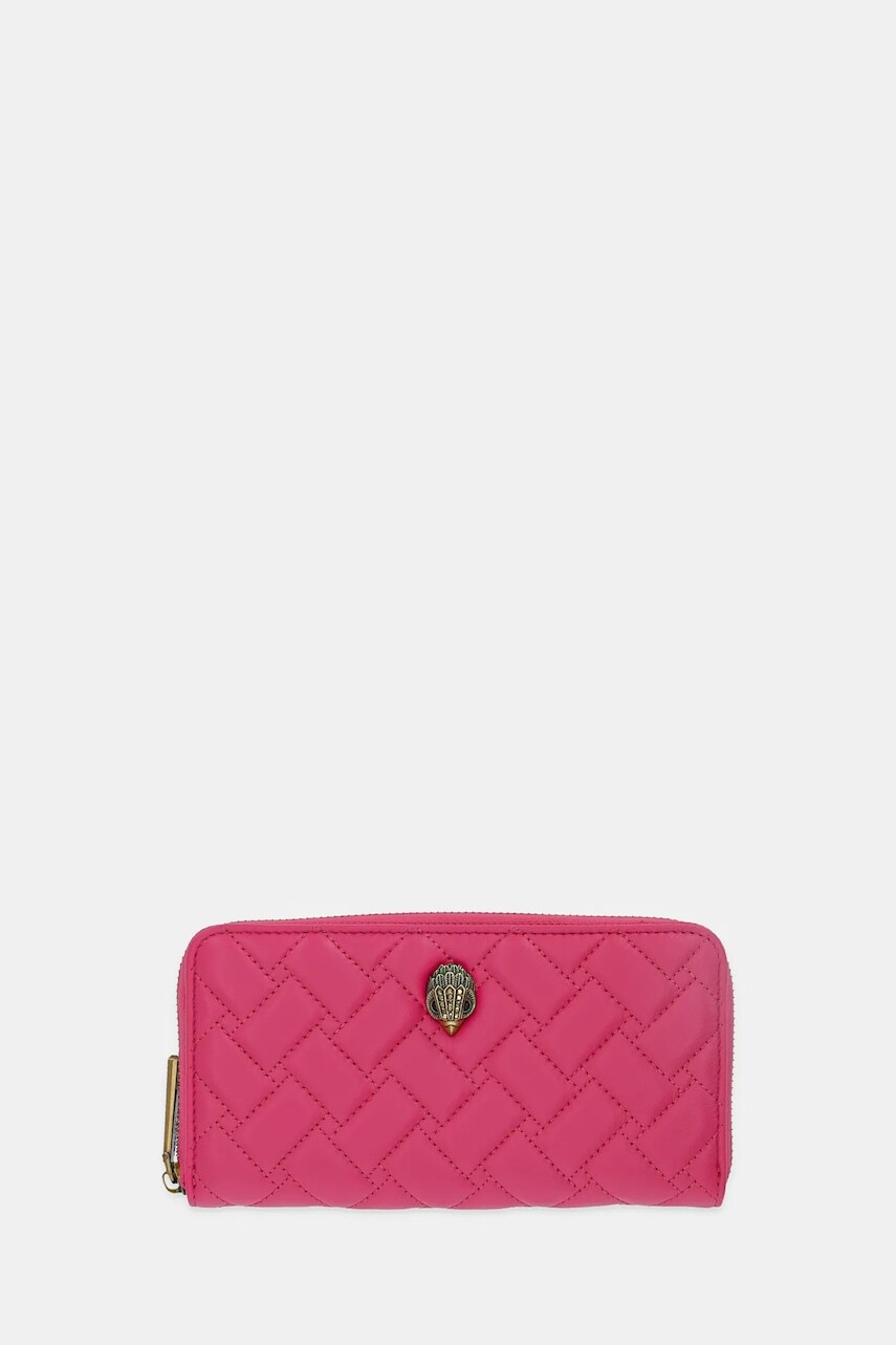 Peňaženka Kurt Geiger London KENSINGTON dámska, ružová farba, 5022957109