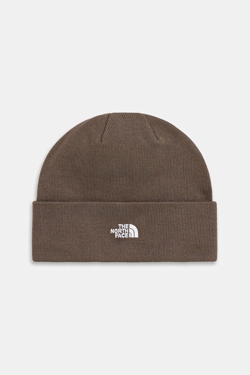 Čiapka The North Face Norm Beanie hnedá farba, NF0A5FW11OI1