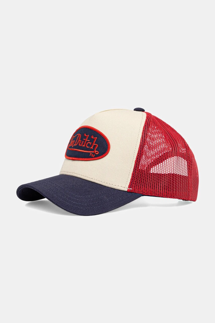 Šiltovka Von Dutch béžová farba, VD.0.CAS1.CLA5