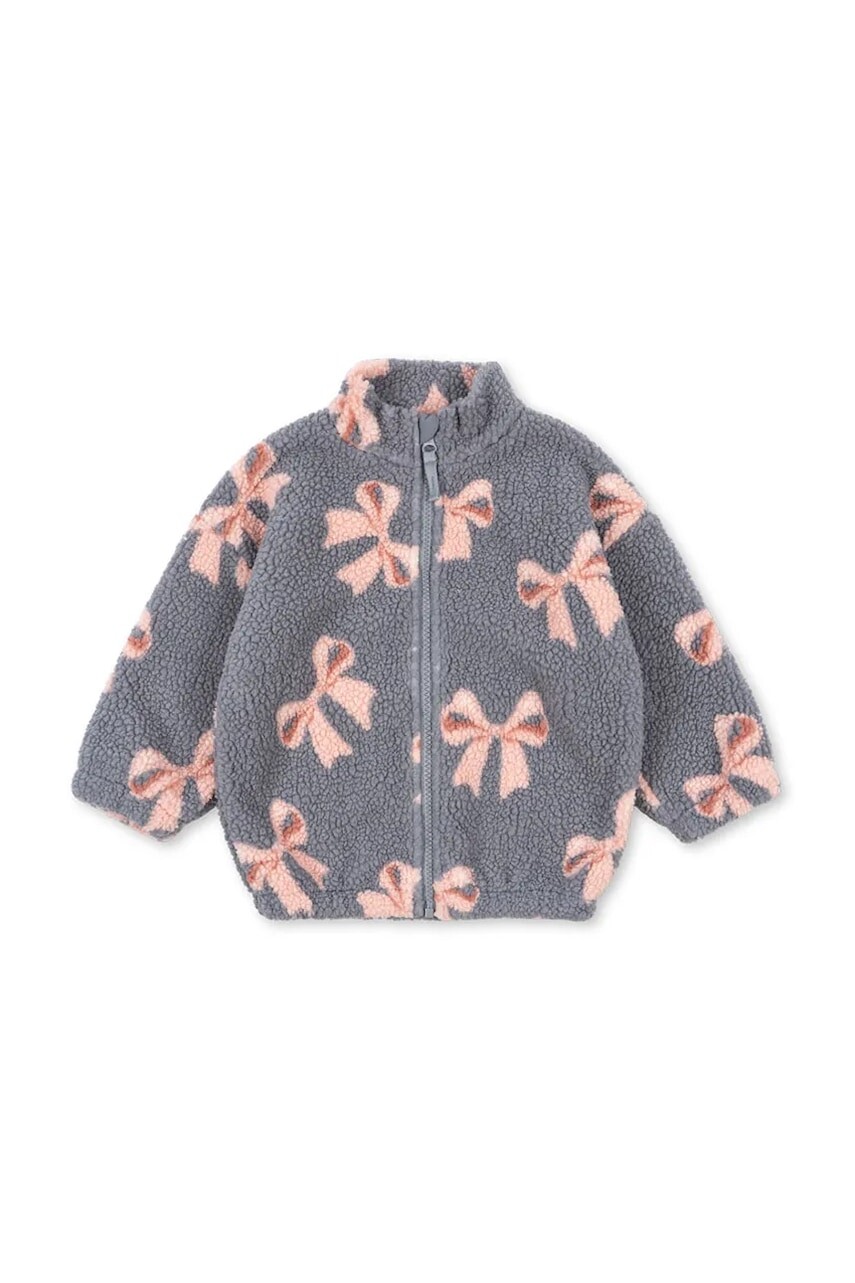 Bunda Konges Sløjd JODY TEDDY JACKET GRS fialová farba, KS103584