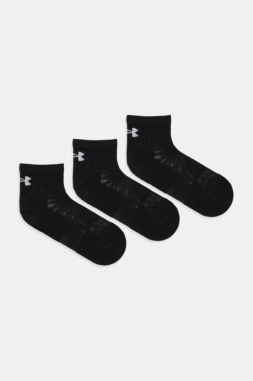 Ponožky Under Armour 3-pak čierna farba, 1386372