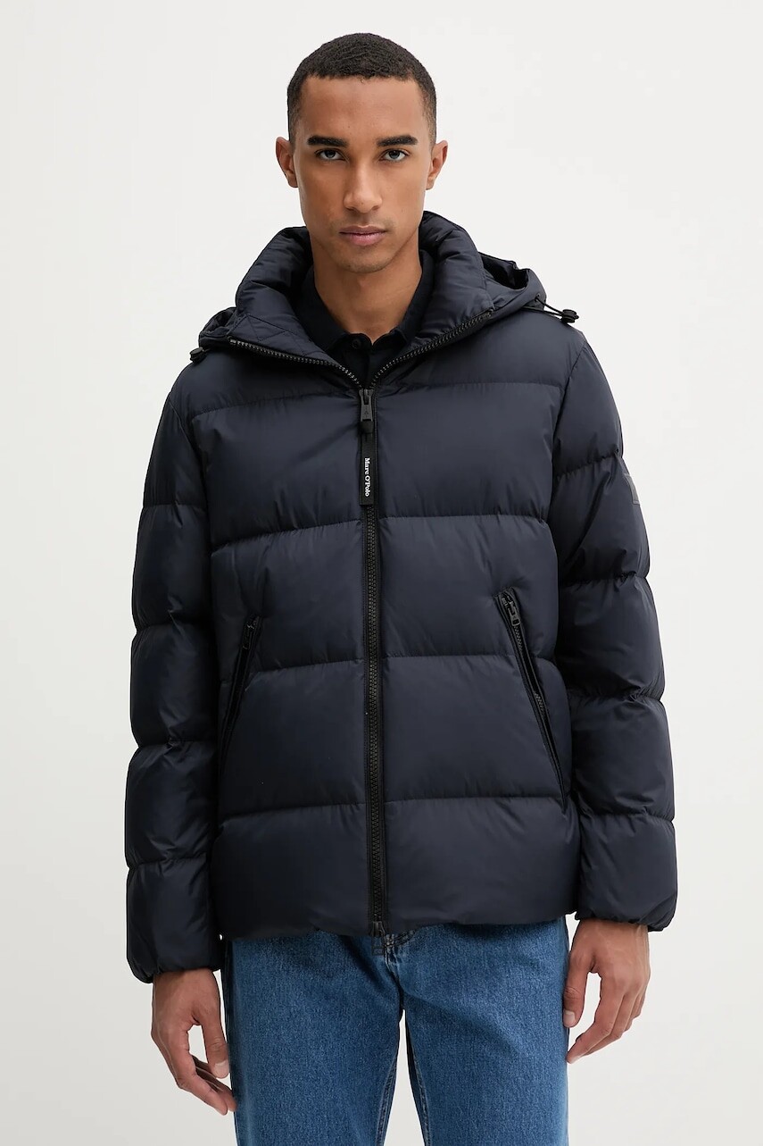 Páperová bunda Marc O'Polo tmavomodrá farba, zimná, 529096070152