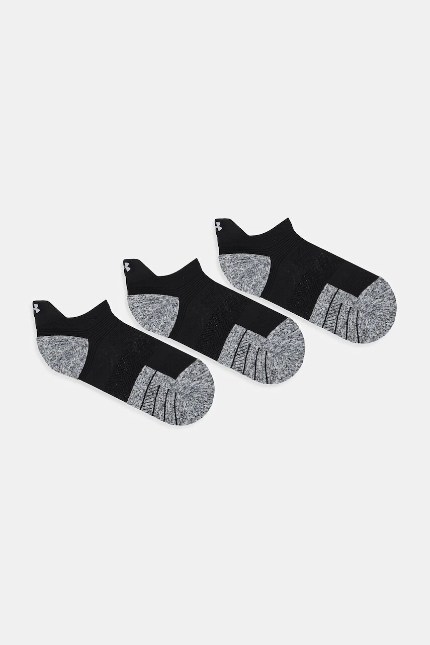 Ponožky Under Armour 3-pak čierna farba, 1387044