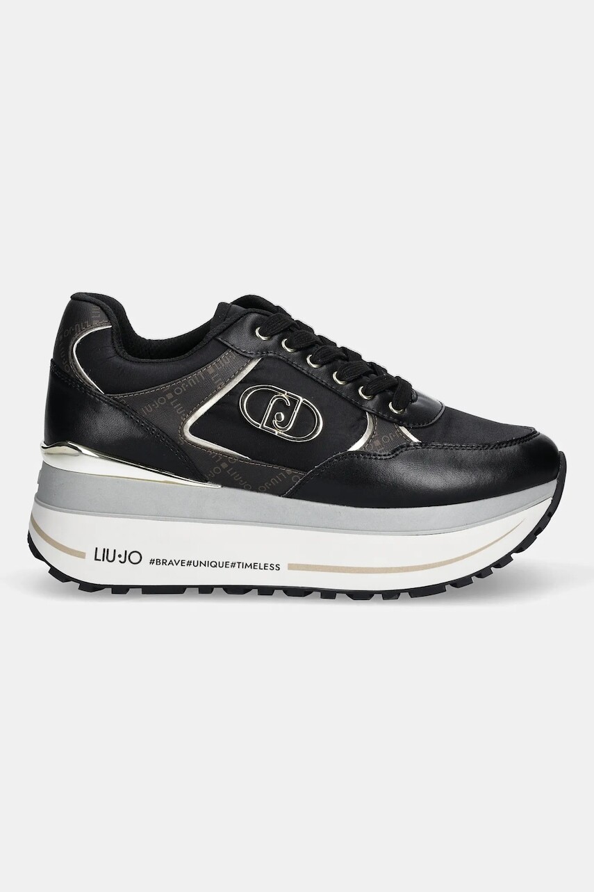 Tenisky Liu Jo LIU JO MAXI WONDER PLUS 01 čierna farba, BF5011PX77622222
