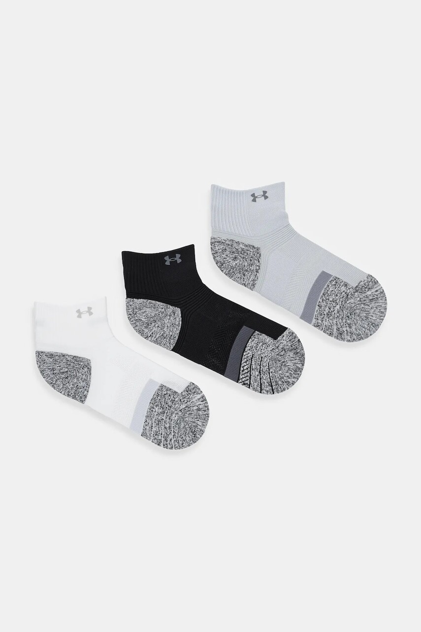 Ponožky Under Armour 3-pak čierna farba, 1387047
