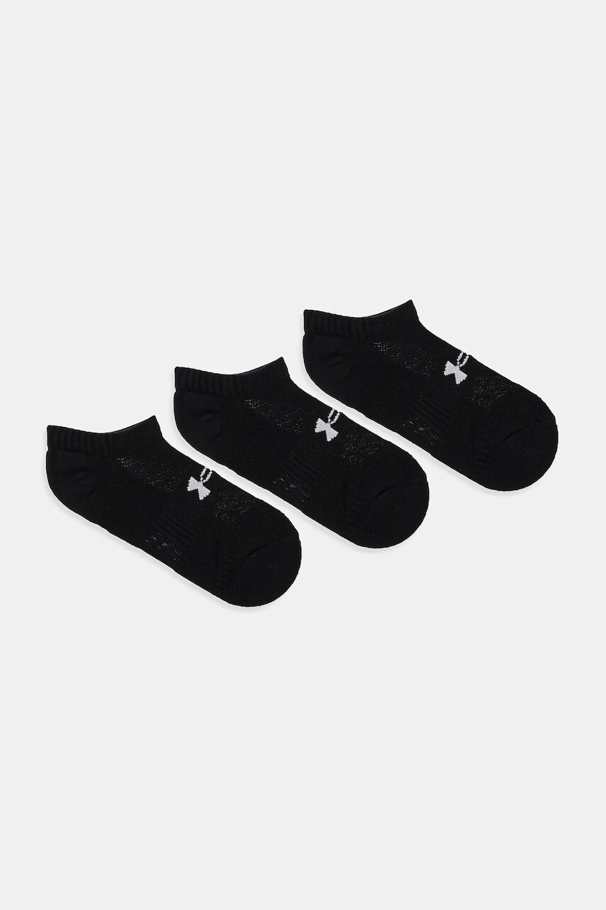 Ponožky Under Armour 3-pak čierna farba, 1386313