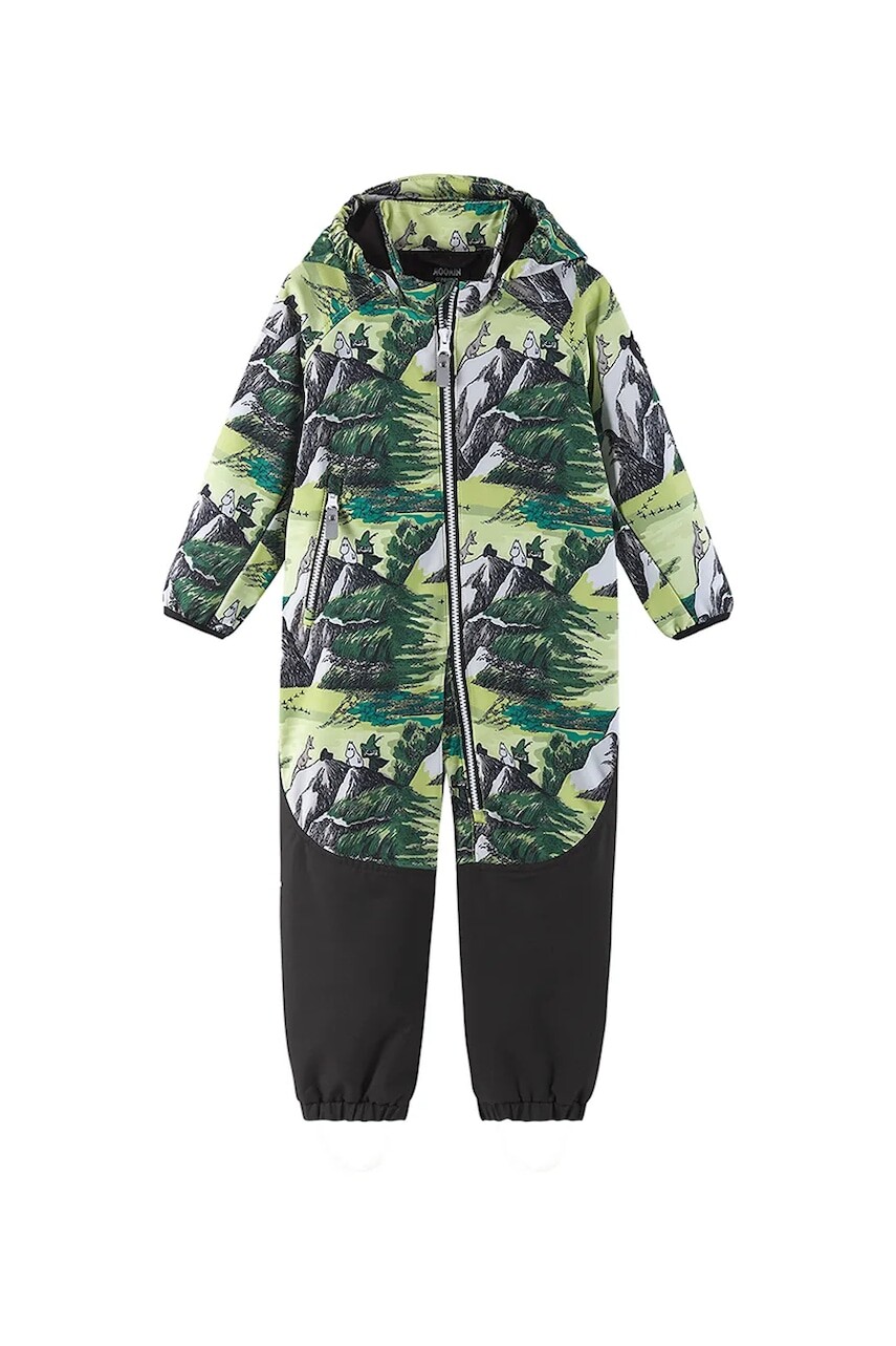 Overal pre bábätká Reima Moomin Mjosa zelená farba, 5100328C