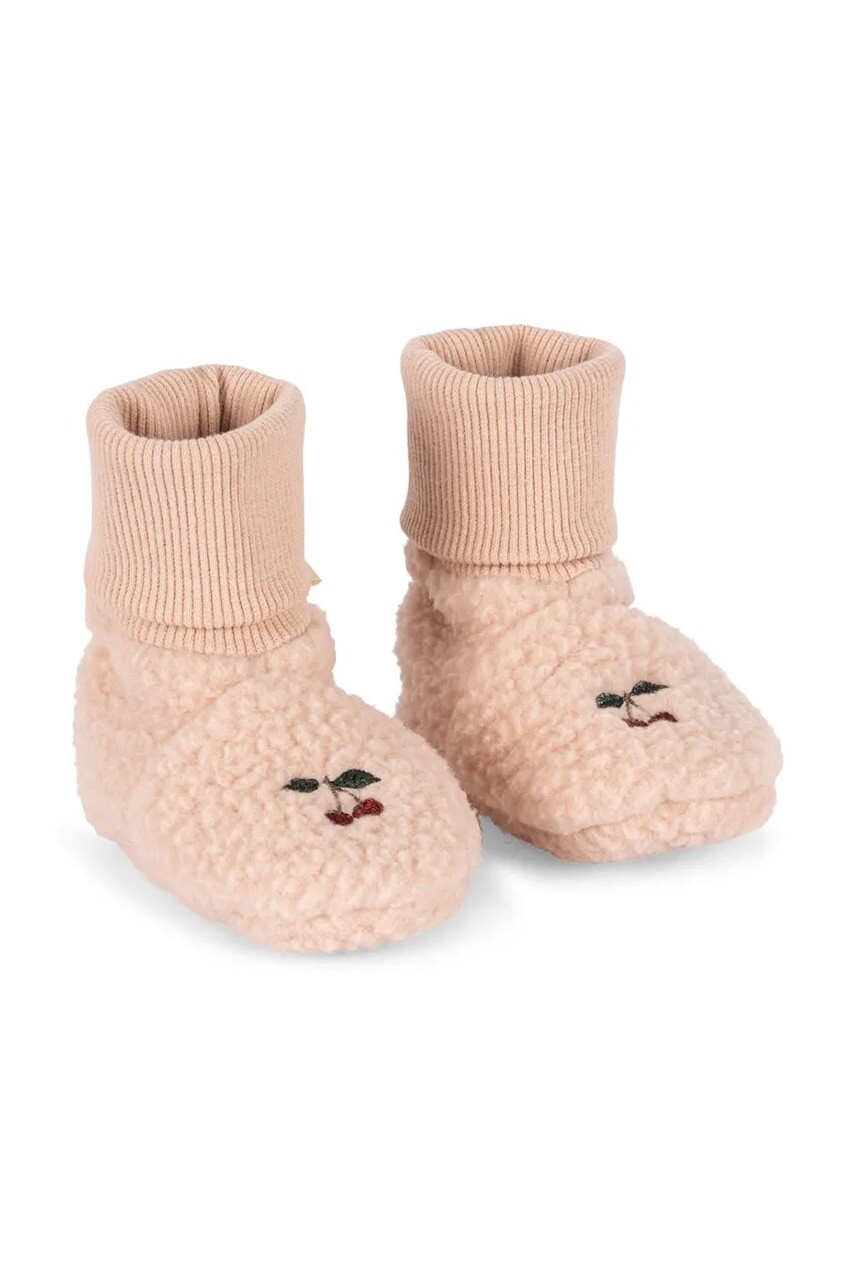 Topánky pre bábätká Konges Sløjd SAFA BOOTS GRS ružová farba, KS103555