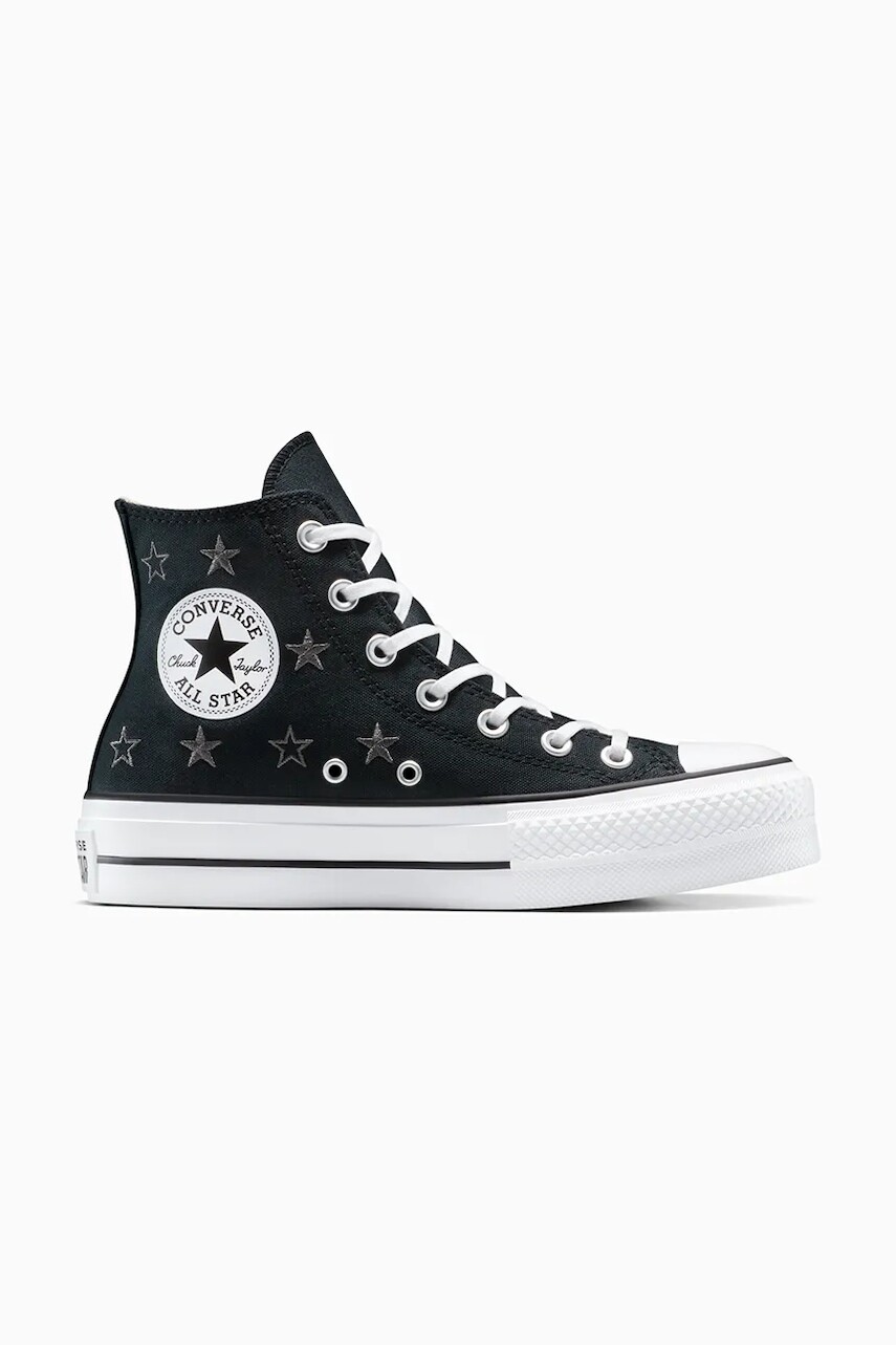 Tenisky Converse Chuck Taylor All Star Lift čierna farba, A15537C