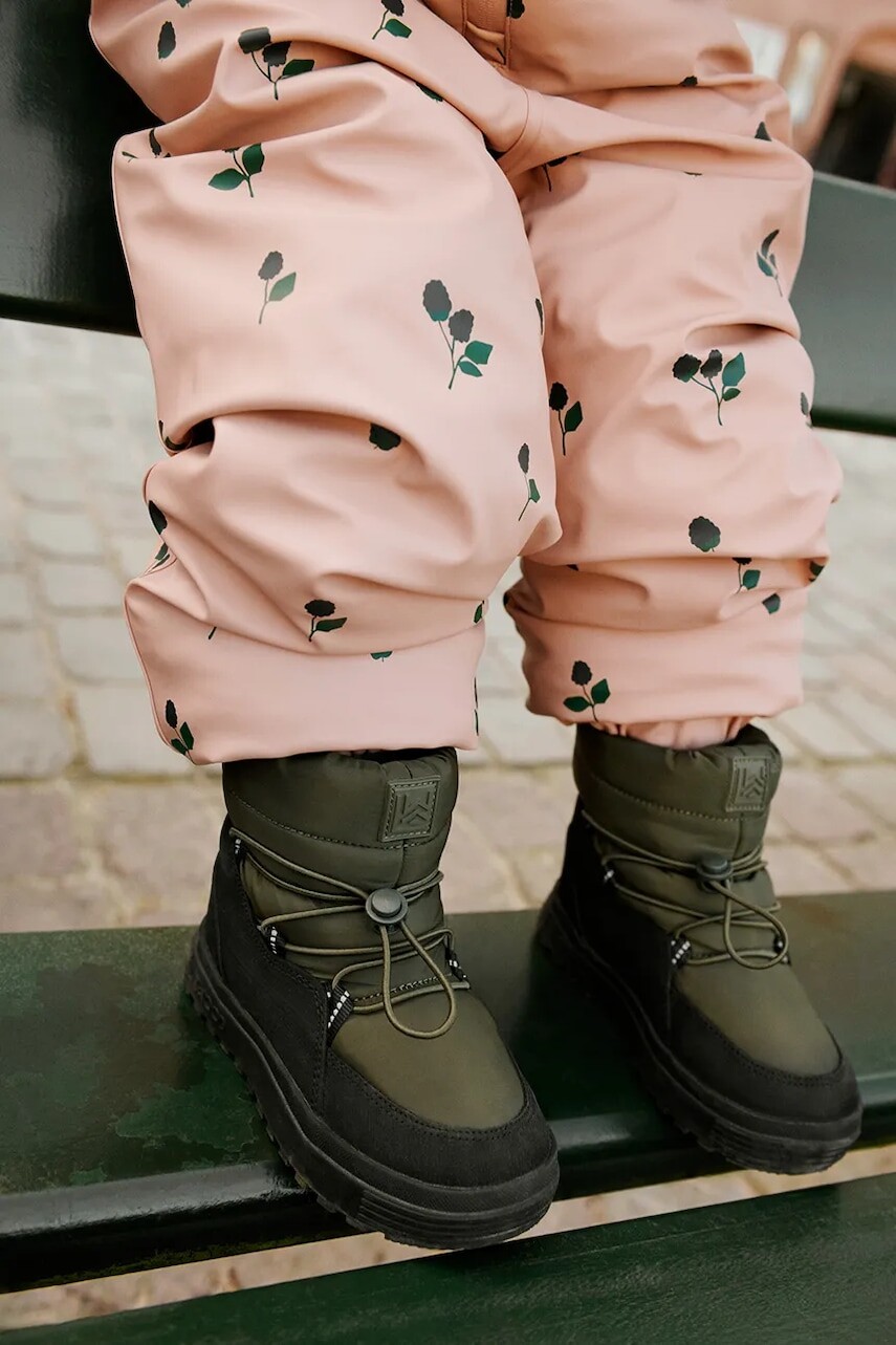 Zimné topánky Liewood Zoey Snowboot zelená farba, LW20351