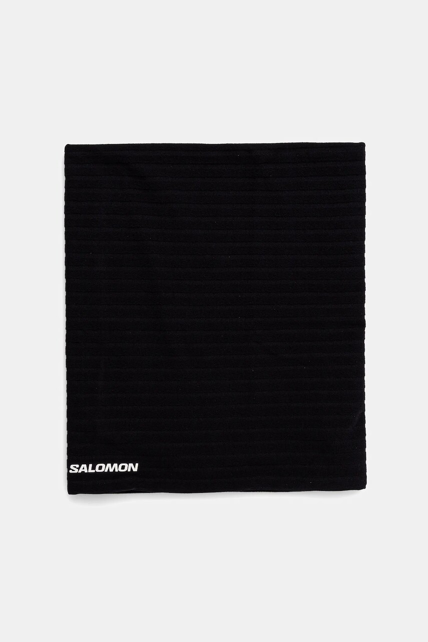 Šál komín Salomon čierna farba, jednofarebný, LC2157500