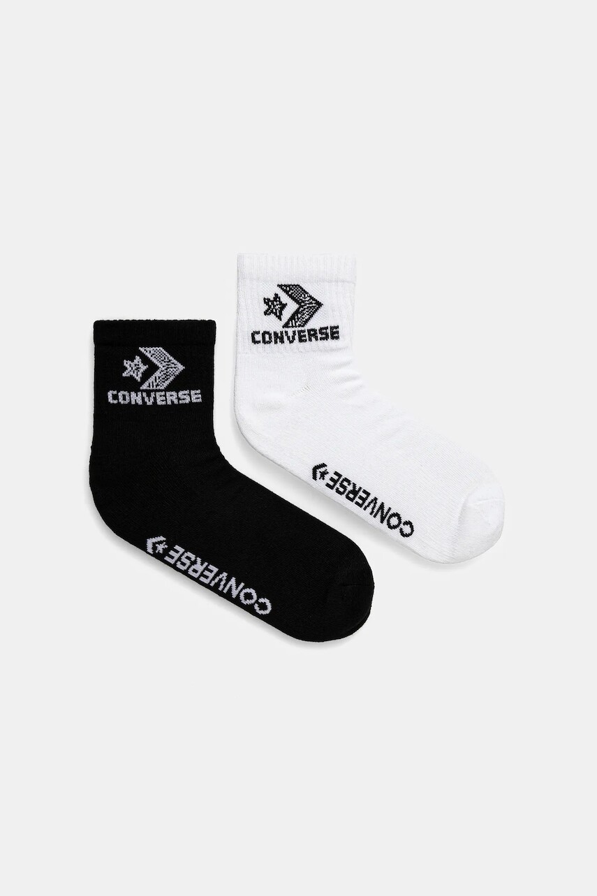 Ponožky Converse 2-pak čierna farba, E1344W-2010