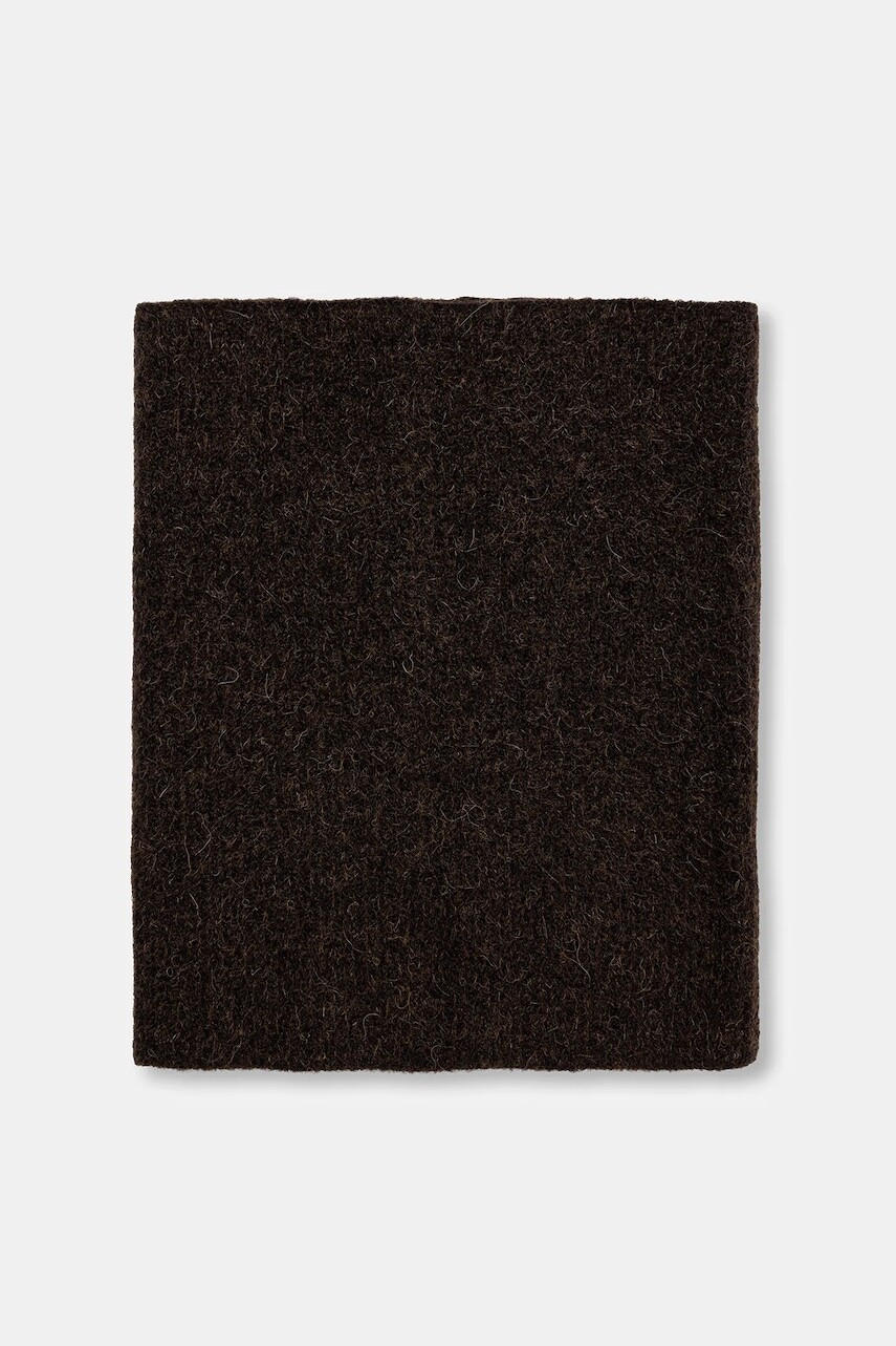 Vlnený šál Sessun hnedá farba, jednofarebná, 24115003