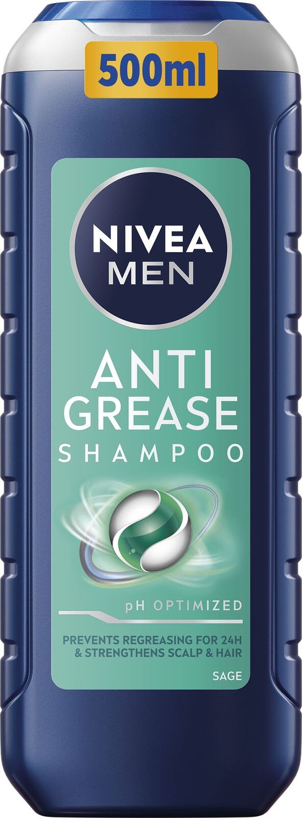 Nivea Šampón s šalviou pre mastné vlasy Men (Anti Grease Shampoo) 500 ml