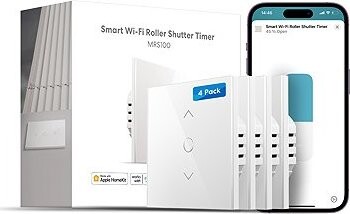 Meross Smart WiFi Roller Shutter Timer Neutral Wire Required (4 pack)