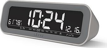 LAVVU Smart Digitálny budík do siete s rádiom sivý