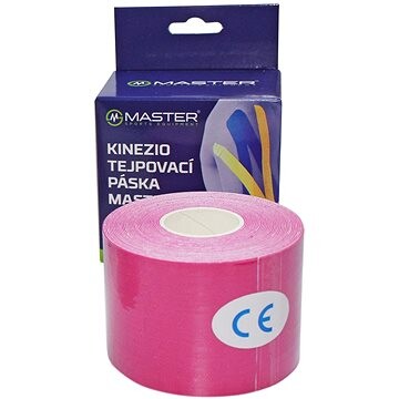 Master Kinezio tejpovacia páska 5 cm × 5 m, ružová