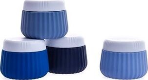 Take it shop Silikónové cestovné tégliky, 30 ml – súprava 4 ks, modré