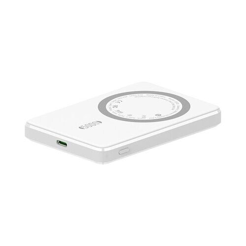 mobilNET Powerbank 5 000 mAh Magnetic 15W, biely