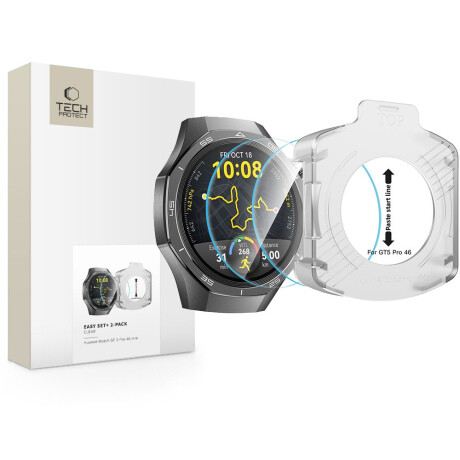Tech-Protect Easy Set 2x ochranné sklo na Huawei Watch GT 5 Pro (46mm)