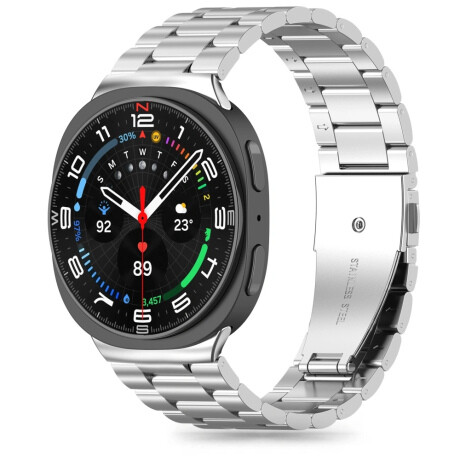 Tech-Protect Stainless remienok na Samsung Galaxy Watch 8 / Classic (40 / 44 / 46mm), silver