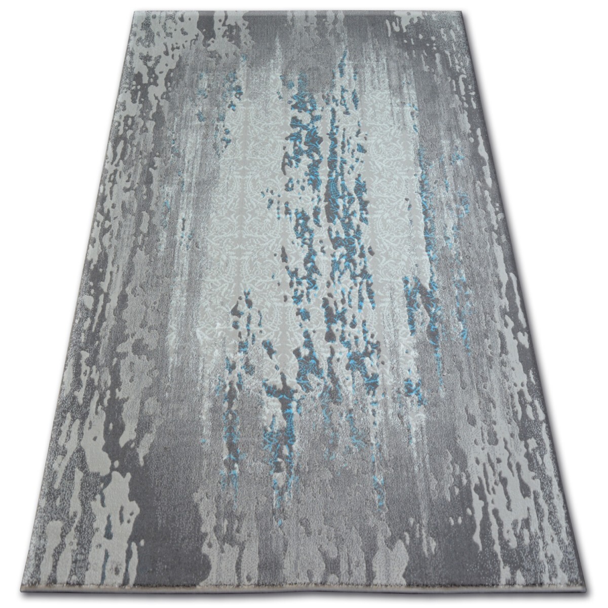 Kusový koberec AKRYLOVÝ PATARA 0116 L.Sand/Tyrkysový