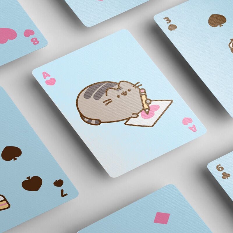 Hracie karty s mačkou Pusheen