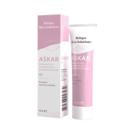 BELUPO SKIN SOLUTIONS ASKAR upokojujúci gél na hydratáciu a zmäkčenie kože 15ml