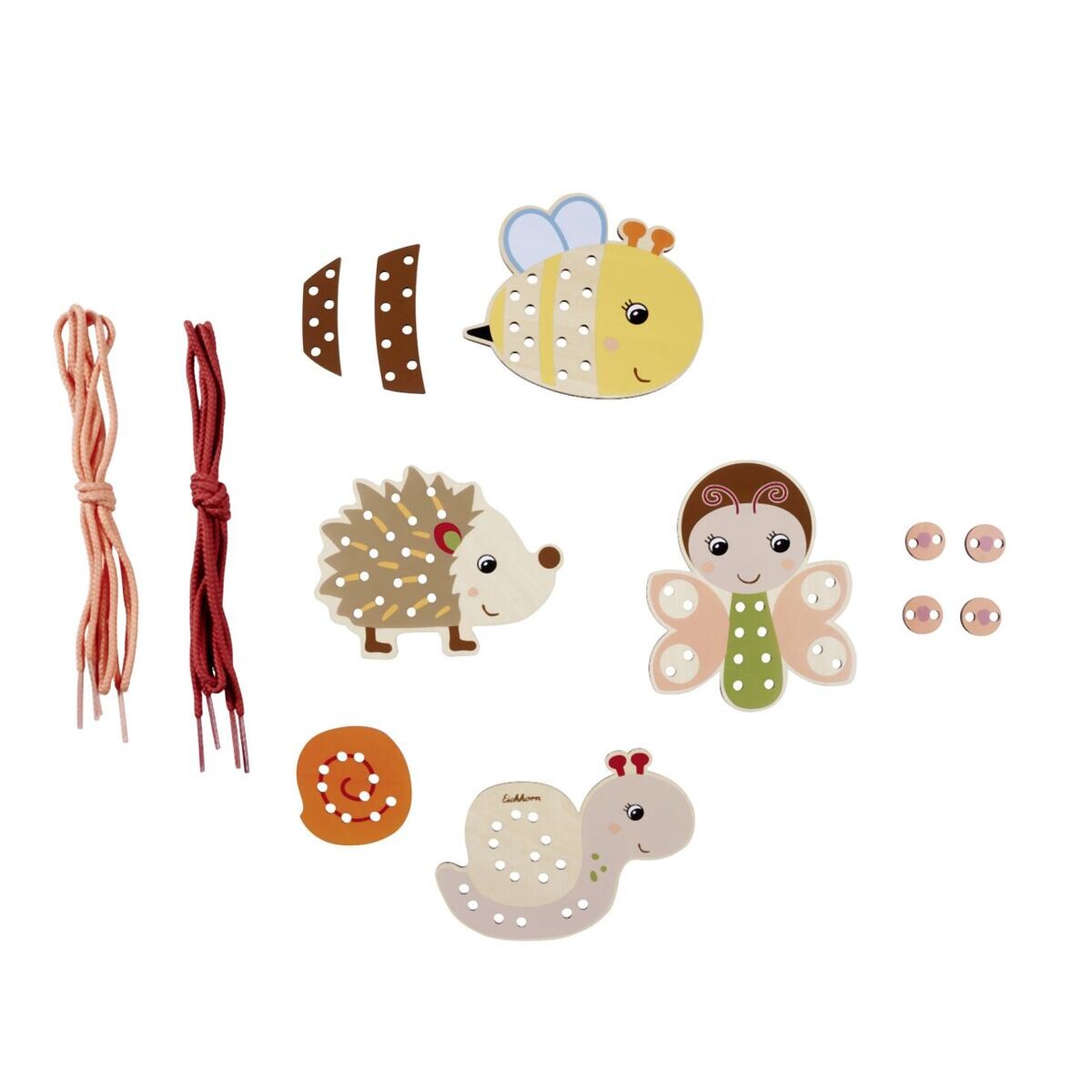 Eichhorn Drevená vyšívacia hra 15ks