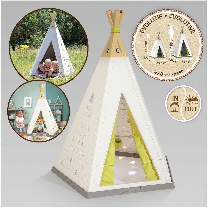 SM 811000 SMOBY Teepee indoor/outdoor 2v1 - poškodený obal