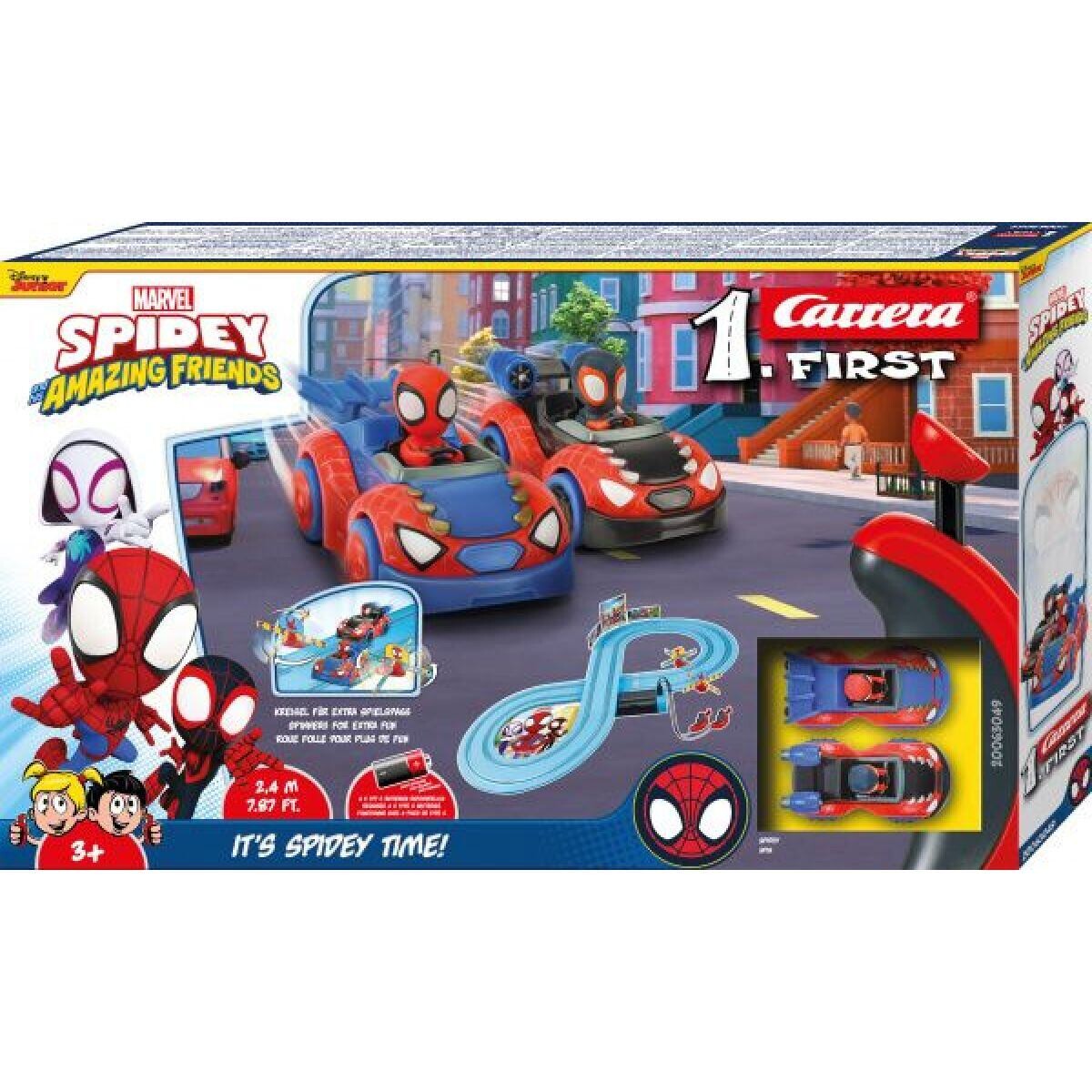 CON GCO1035 Autodráha Carrera FIRST - 63049 Spidey Web Spin - poškodený obal