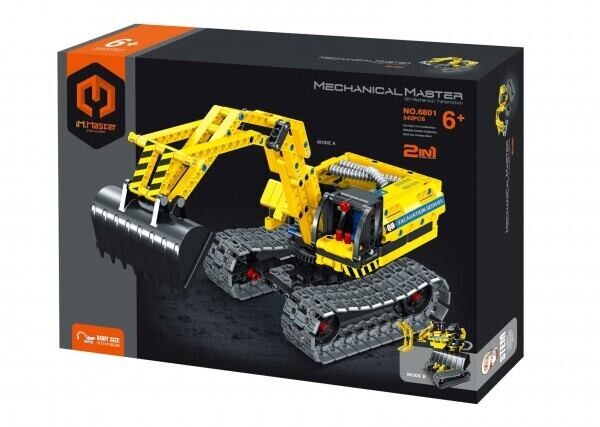 WI039476 iM.Master Stavebnica bager robot 2v1 31x14x16 cm - poškodený obal