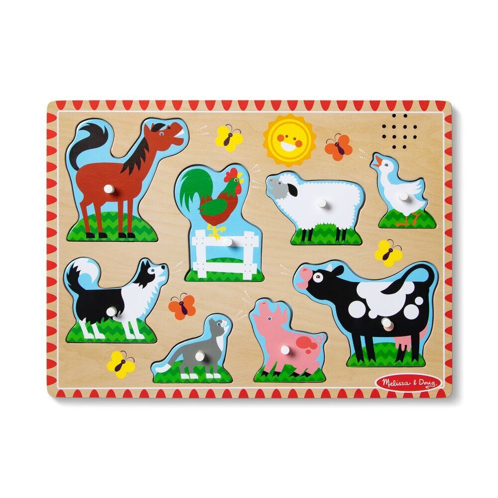 Melissa & Doug Puzzle so zvukovými efektmi