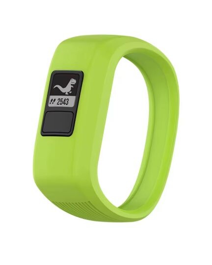 eses Silikónový náramok pre Garmin VívoFit Junior 1 a 2, Vívofit 3 - Veľkosť S, zelený