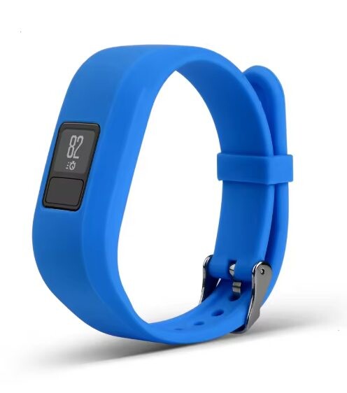 eses Silikónový remienok pre Garmin VivoFit Junior 1 a 2, Vívofit 3 - Veľkosť S, modrý