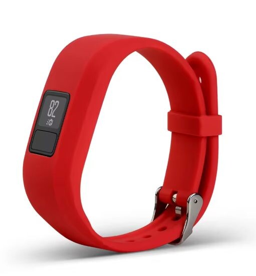 eses Silikónový remienok pre Garmin VivoFit Junior 1 a 2, Vívofit 3 - Veľkosť S, červený