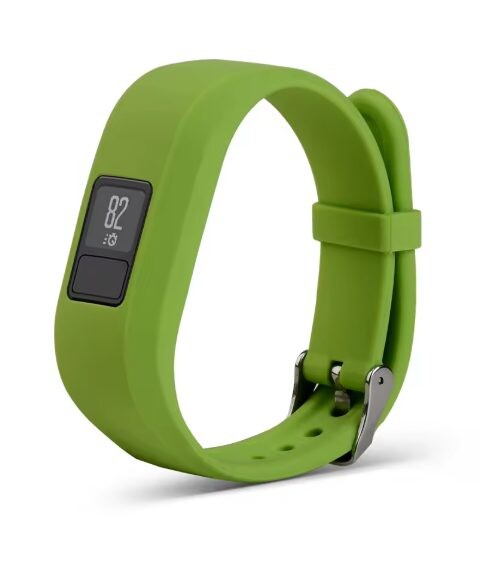 eses Silikónový remienok pre Garmin VivoFit Junior 1 a 2, Vívofit 3 - Veľkosť L, zelený