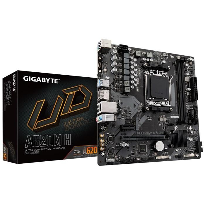 GIGABYTE MB Sc AM5 A620 AX, AMD A620, 2xDDR5, 1xDP, 1xHDMI, WiFi, mini-ITX