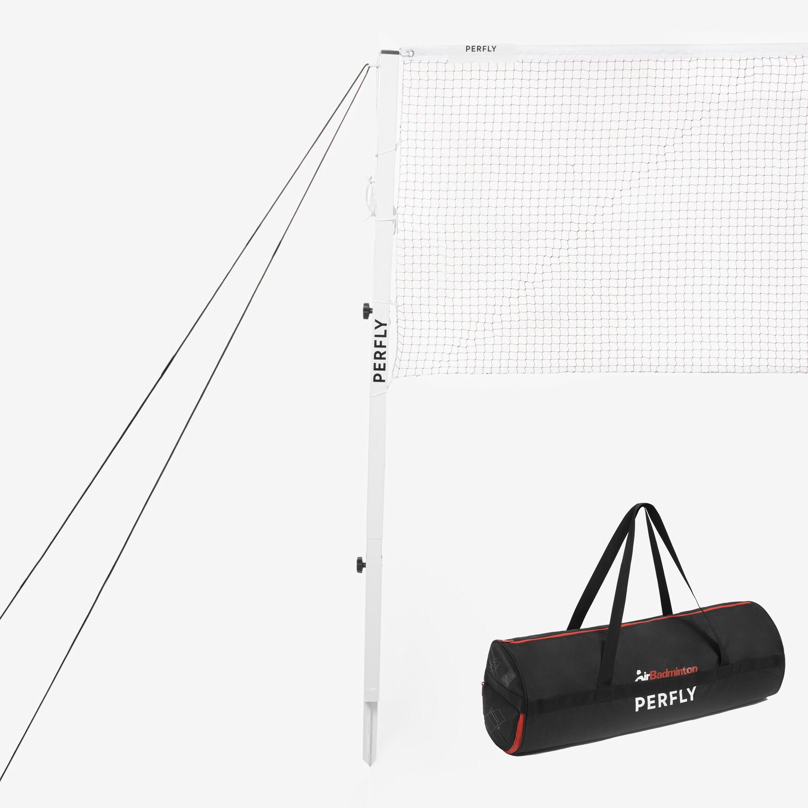 Súprava stĺpikov a siete na air bedminton (v piesku a na tráve)