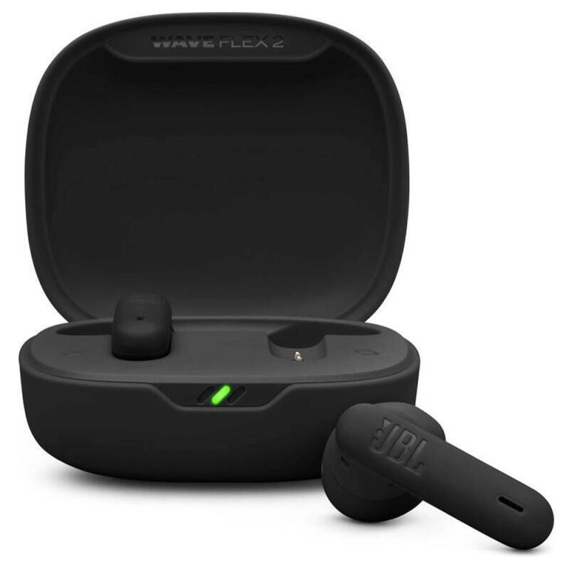 JBL Wave Flex 2 Black slúchadlá JBL WFLEX2BLK