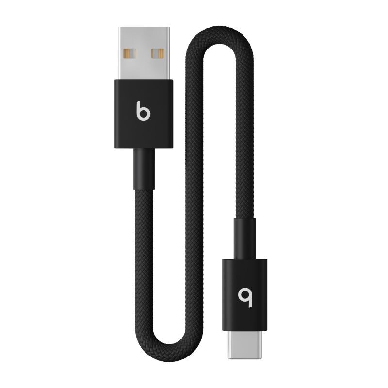 Apple Beats USB-A to USB-C Woven Short Cable (20 cm) - Bolt Black MEQL4EEA