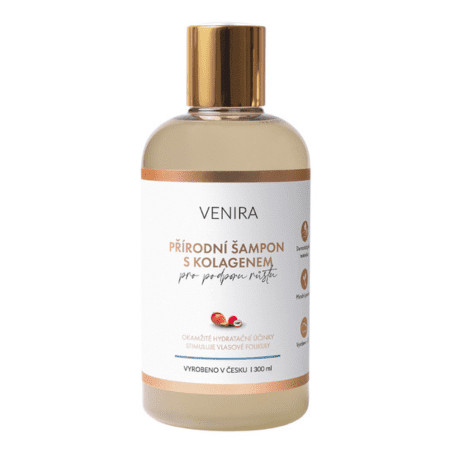 VENIRA Prírodný šampón s kolagénom proti vypadávaniu vlasov 300 ml