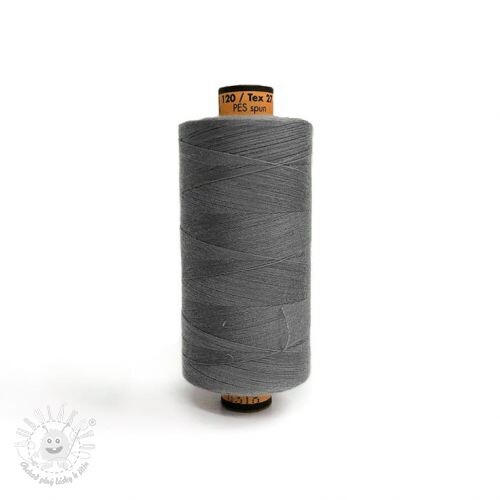 Polyesterová niť Amann Belfil-S 120 sivá