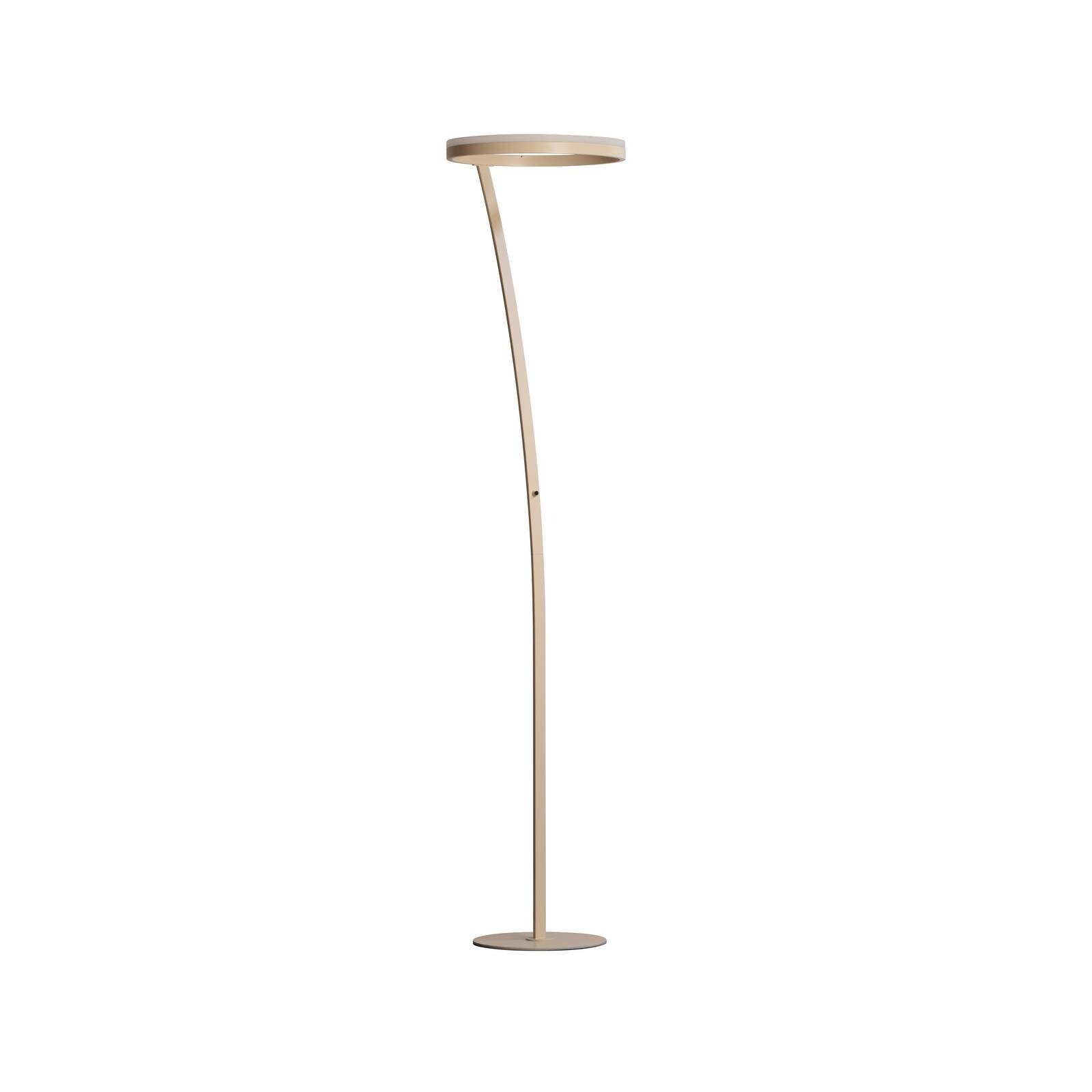 LED stojaca lampa Sirko, piesková, výška 177 cm, kov, CCT