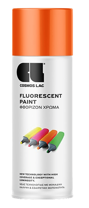 COSMOS LAC - Fluorescenčná farba v spreji fluorescenčná oranžová, 0,4 L