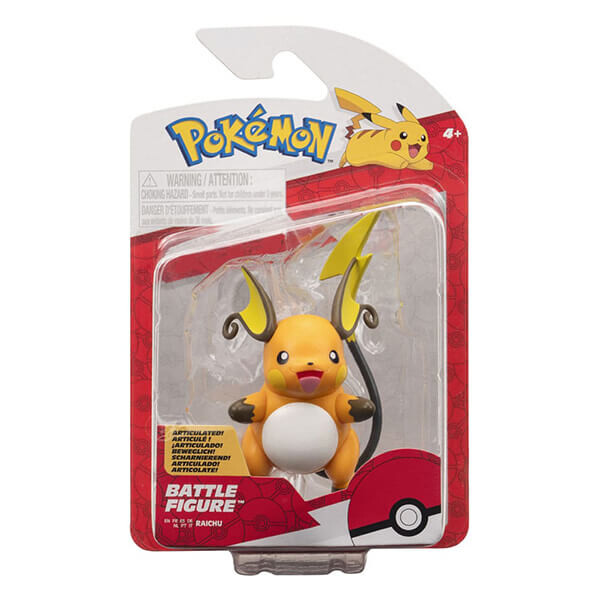 Jazwares Pokémon akčná figúrka Raichu - 5 cm