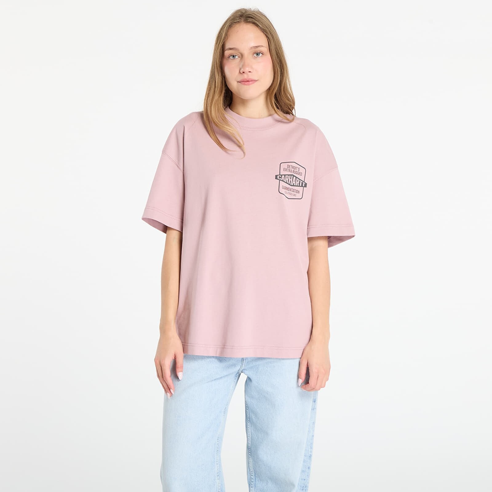 Tričko Carhartt WIP S/S Networks T-Shirt UNISEX Glassy Pink L