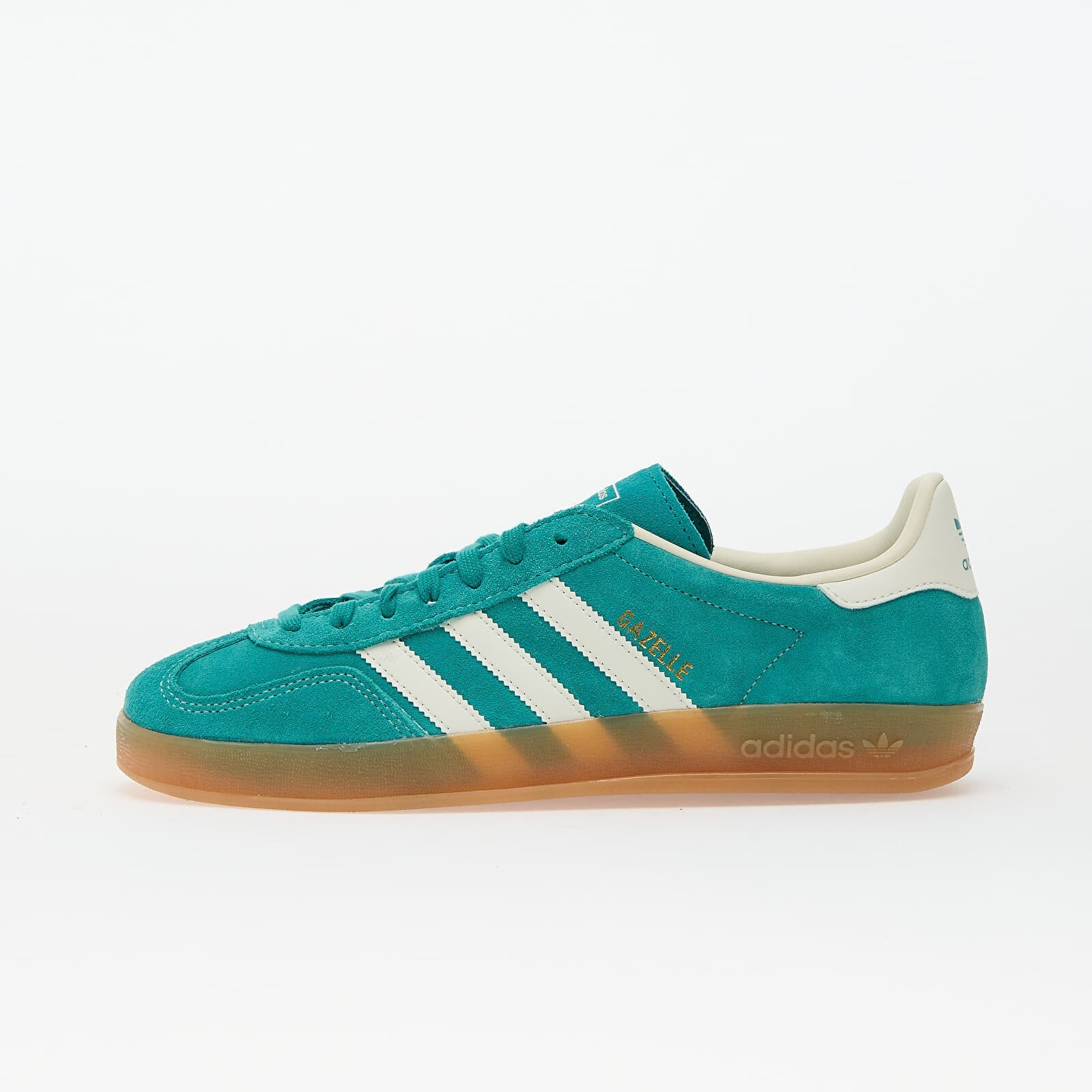 Tenisky adidas Gazelle Indoor Pure Teal/ Off White/ Gold Metallic EUR 44