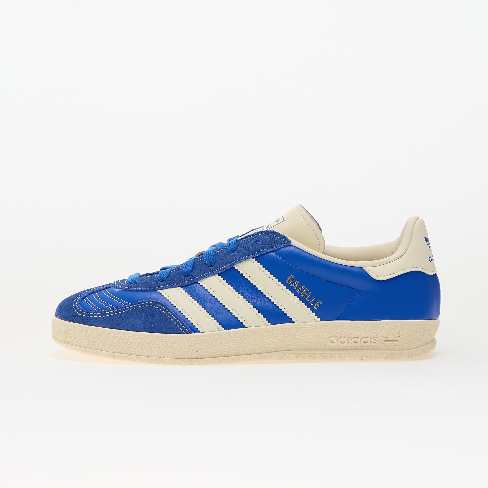 Tenisky adidas Gazelle Indoor Blue/ Crew White/ Gold Metallic EUR 44