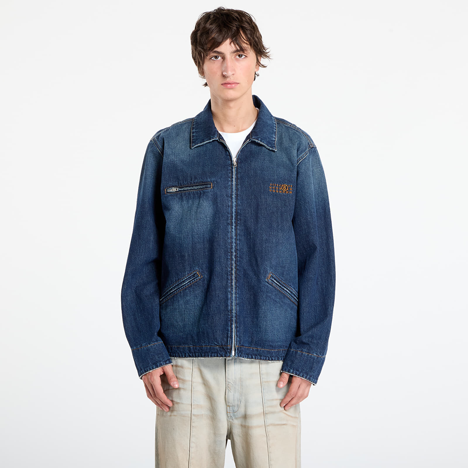 Bunda MM6 Maison Margiela Sportsjacket Medium Blue 46